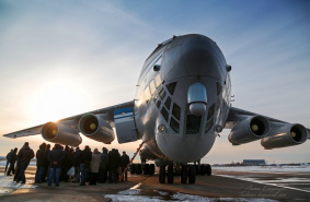 Модернизированный транспортный самолет Ил-76МД-М совершил первый полет